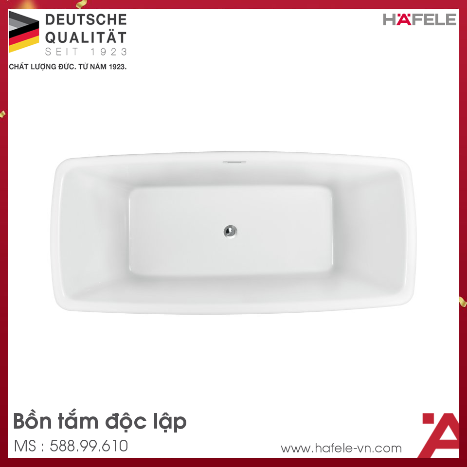 Bồn Tắm Độc Lập Nagoya 1700 Hafele 588.99.610