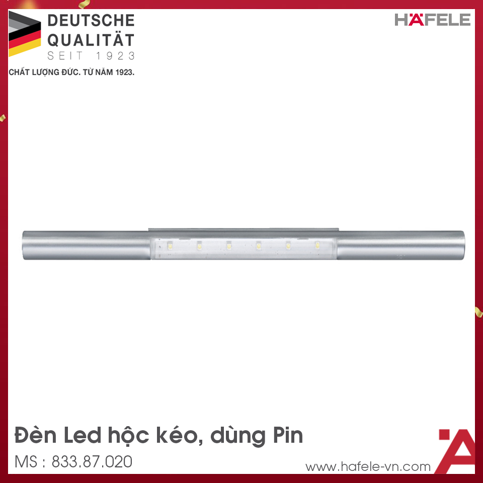 Đèn Led Cho Hộc Kéo Dùng Pin Hafele 833.87.020