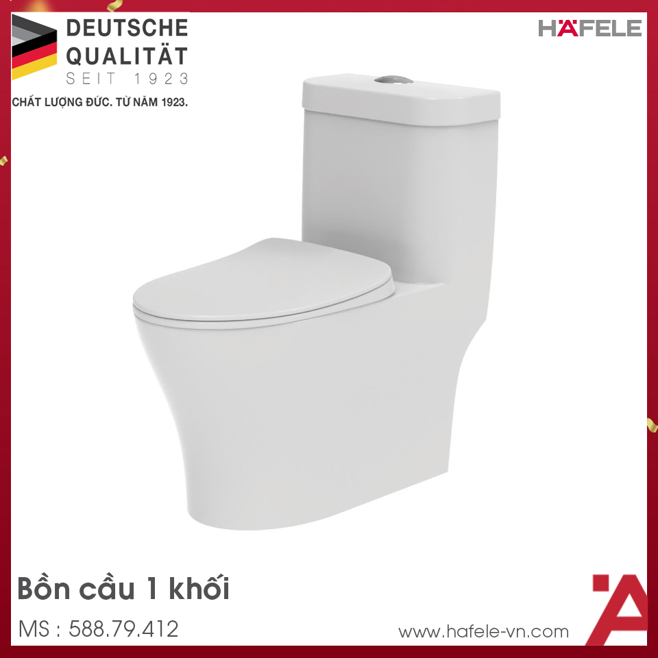 Bồn Cầu 1 Khối Sapporo Hafele 588.79.412