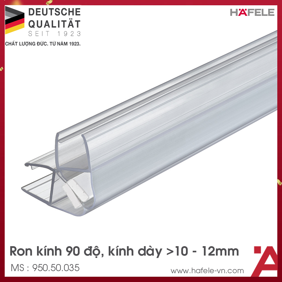 Ron Cửa Kính 10 - 12mm Nam Châm 90º Hafele 950.50.035