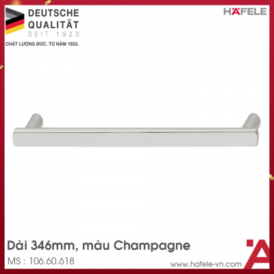 Tay Nắm Tủ 346mm H1560 Hafele 106.60.618