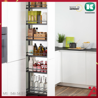 Tủ Đồ Khô 400mm Dispensa 90º Hafele 546.54.513