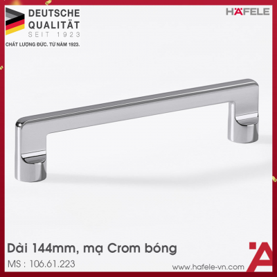 Tay Nắm Tủ 144mm Hafele 106.61.223