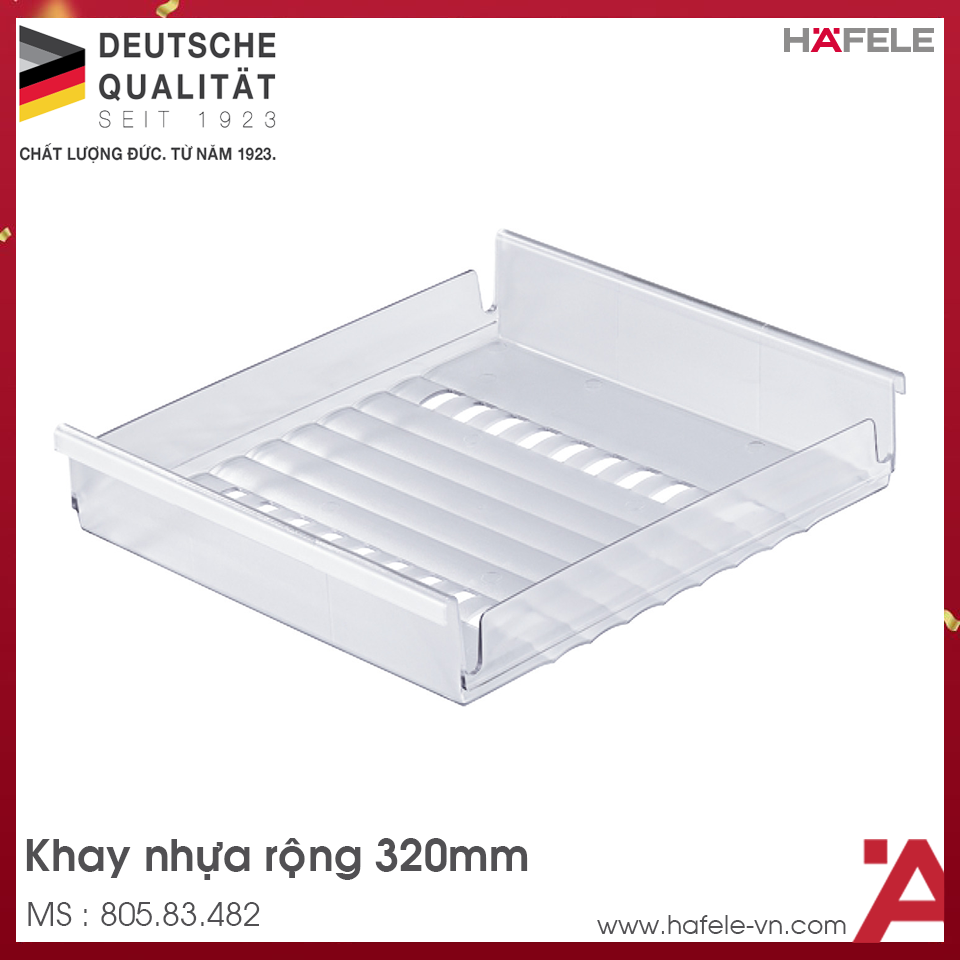 Khay Cho Phụ Kiện Tủ Quần Áo 320mm Hafele 805.83.482