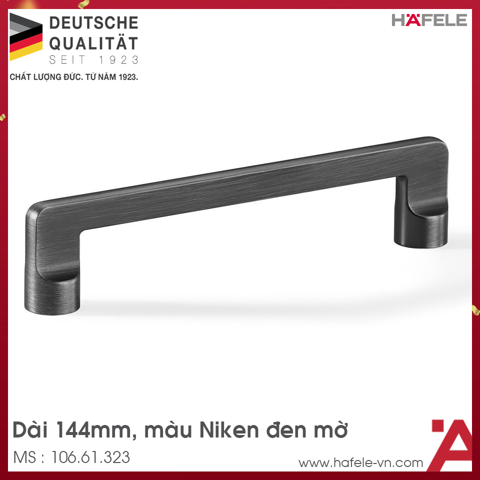 Tay Nắm Tủ 144mm H1565 Hafele 106.61.323