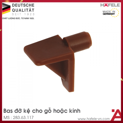 Bas Đỡ Kệ Loại Lắp Nhấn Hafele 283.63.117