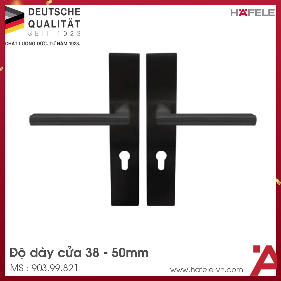Tay Nắm Gạt Đế Dài C/C 72mm Hafele 903.99.821