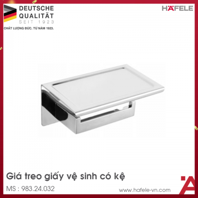 Giá Treo Giấy Vệ Sinh Có Kệ Hafele 983.24.032