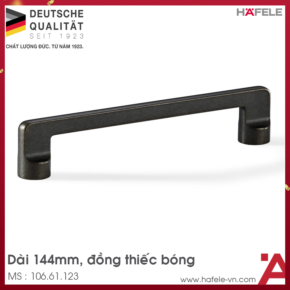 Tay Nắm Tủ 144mm H1565 Hafele 106.61.123