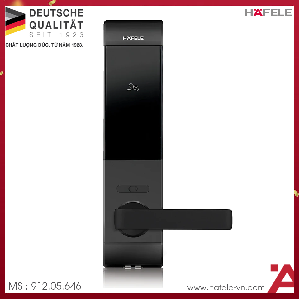 Khóa Điện Tử Thân Nhỏ EL7900-TCB Hafele 912.05.646