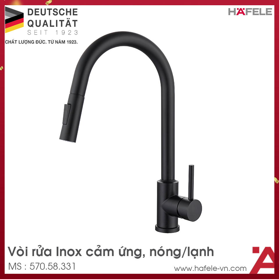 Vòi Rửa Chén Inox Cảm Ứng Hafele 570.58.331