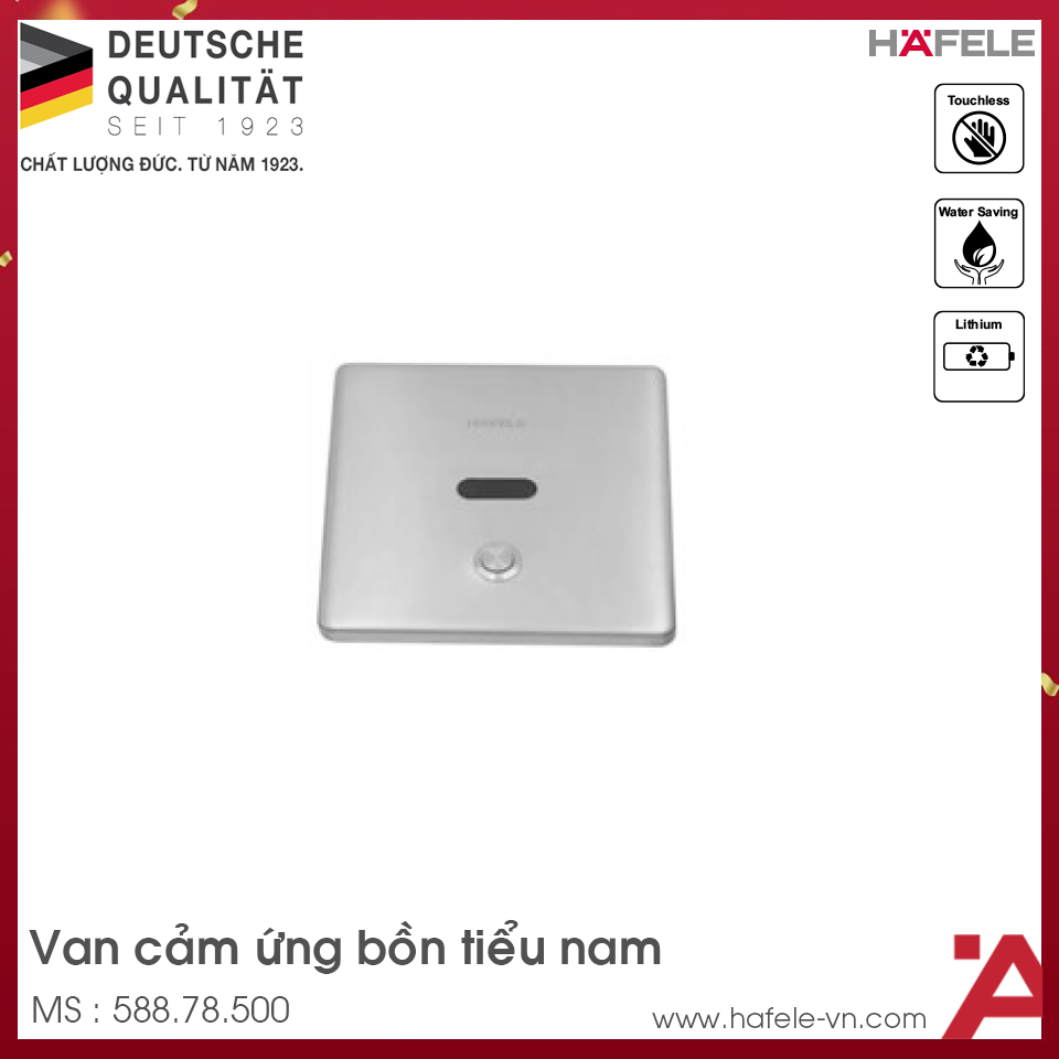Van Cảm Ứng Bồn Tiểu Nam Hafele 588.78.500