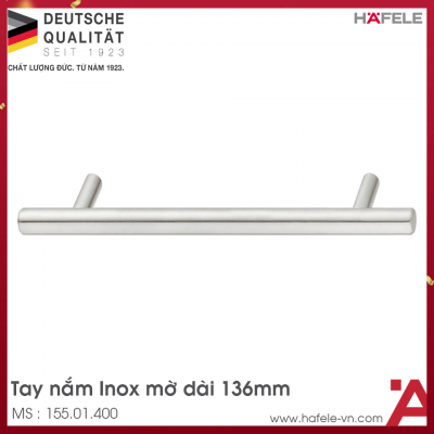 Tay Nắm Inox 136mm Hafele 155.01.400