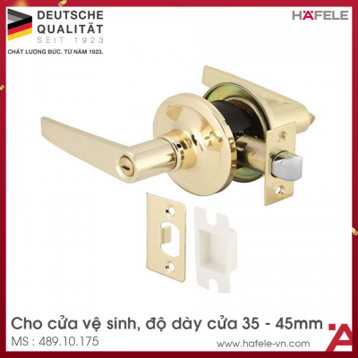 Khóa Tay Nắm Gạt Cửa Vệ Sinh Hafele 489.10.175