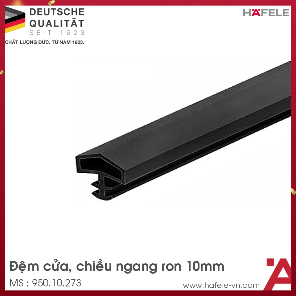 Đệm Khí Cho Cửa 10mm Hafele 950.10.273