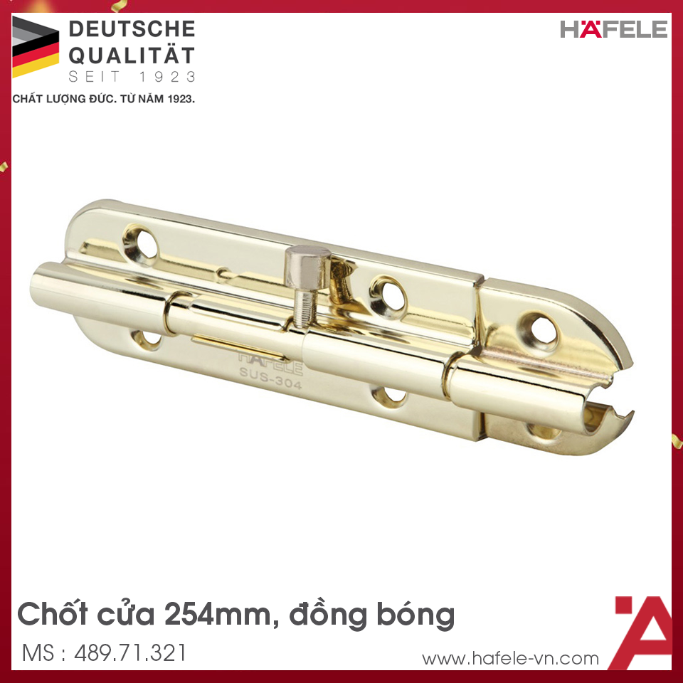Chốt Cửa 254mm Hafele 489.71.321