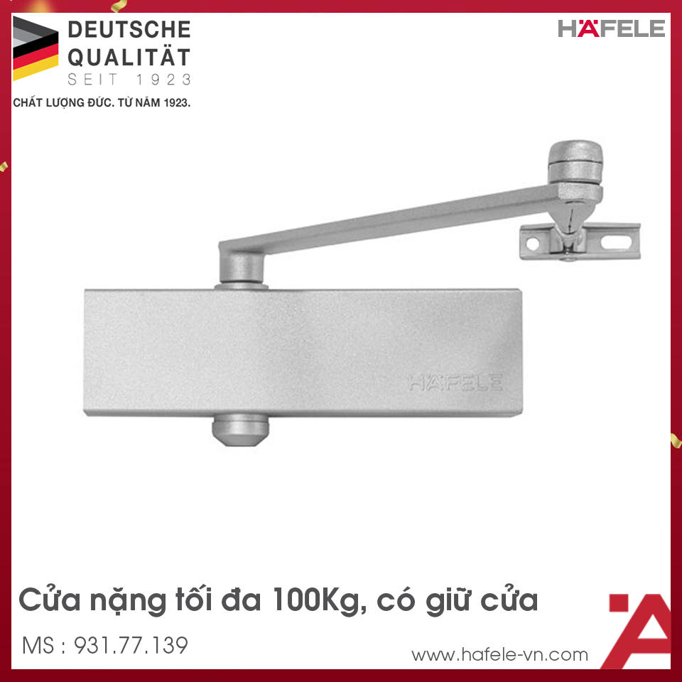 Tay Đẩy Hỏi Cùi Chỏ 100Kg EN2-5 Hafele 931.77.139