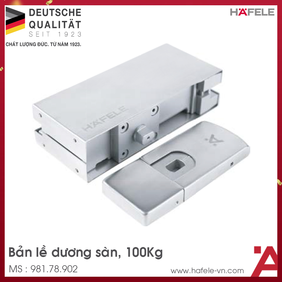 Bản Lề Dương Sàn 100Kg HPF100 Hafele 981.78.902