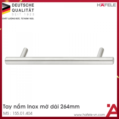 Tay Nắm Inox 264mm Hafele 155.01.404