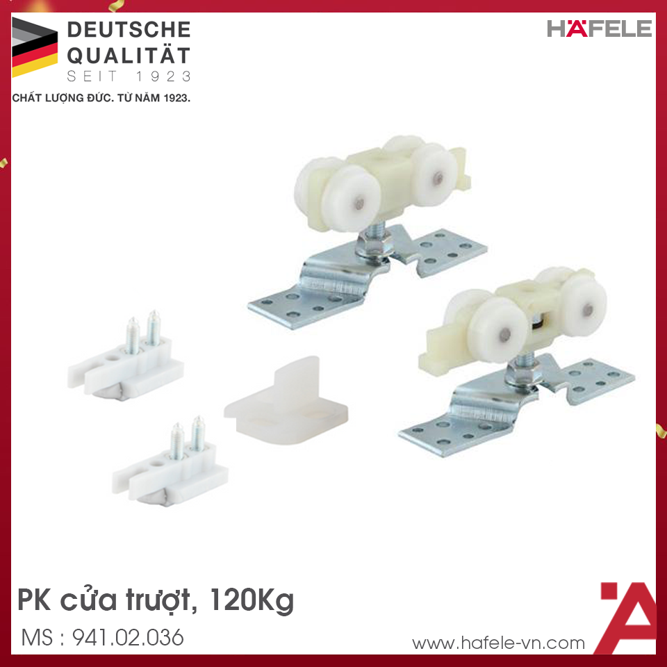 Bộ Phụ Kiện Cửa Trượt 120Kg Slido Classic 120P Hafele 941.02.036