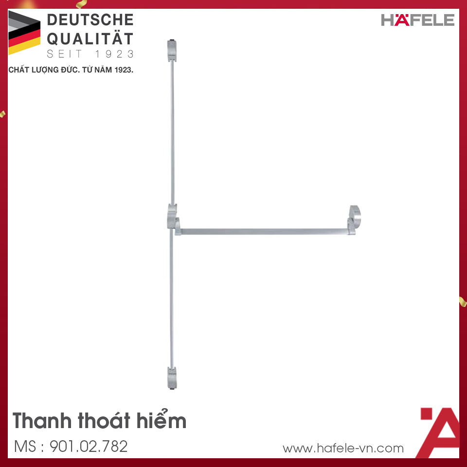 Thanh Thoát Hiểm Màu Xám Hafele 901.02.782