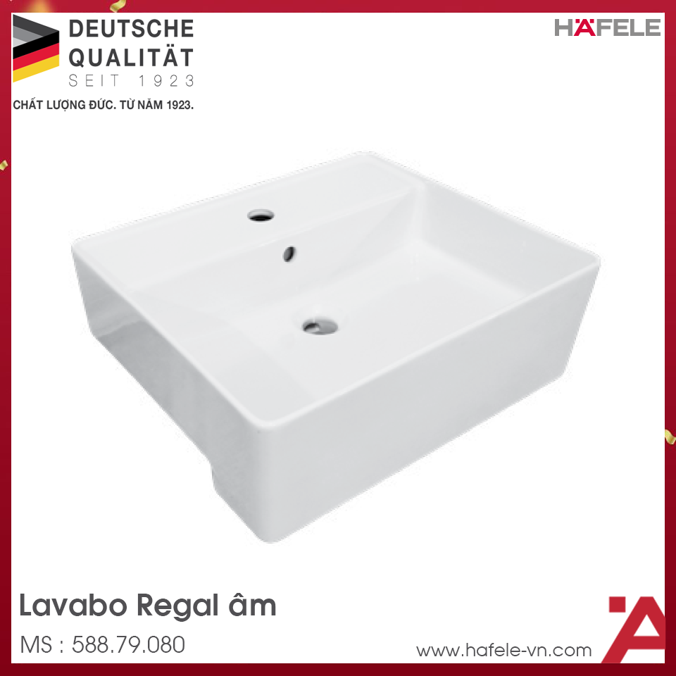 Chậu Rửa Mặt Lavabo Âm Regal Hafele 588.79.080