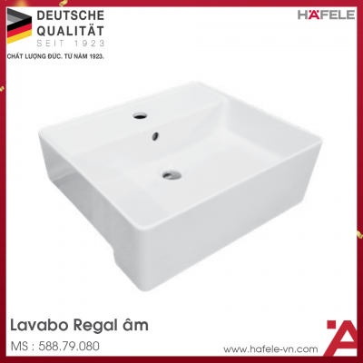 Chậu Rửa Mặt Lavabo Âm Regal Hafele 588.79.080