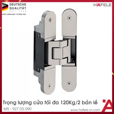 Bản Lề Âm Cửa 120Kg Hafele 927.03.090