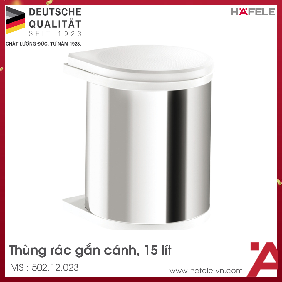 Thùng Rác Treo Sau Cửa Bản Lề Hafele 502.12.023