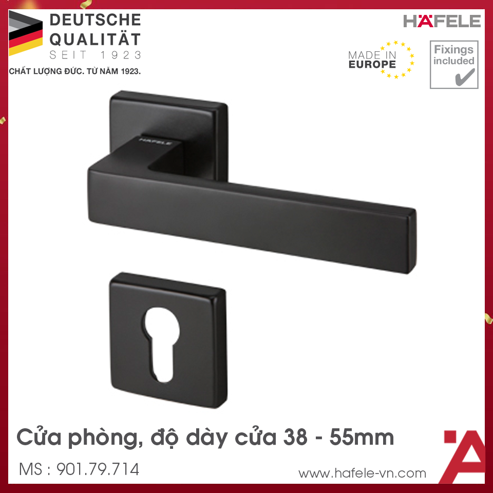 Tay Nắm Gạt Techna Cửa Phòng Hafele 901.79.714