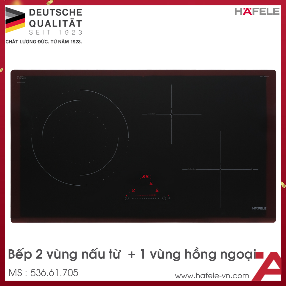 Bếp Từ Kết Hợp Điện HC-M773D Hafele 536.61.705