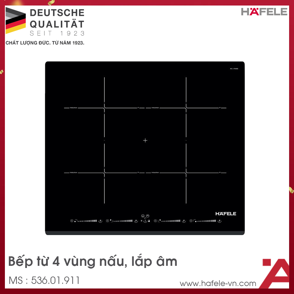 Bếp Từ Đa Vùng Nấu HC-IF60D Hafele 536.01.911
