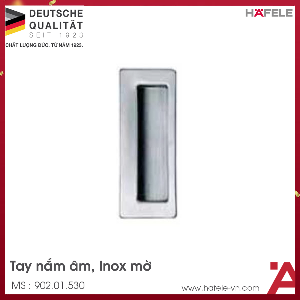 Tay Nắm Cửa Âm Hafele 902.01.530