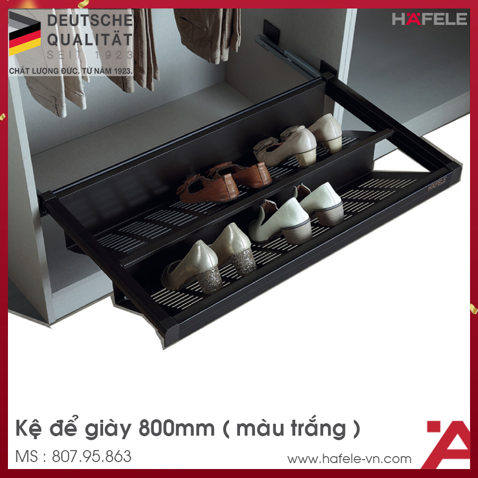 Kệ Để Giày Bằng Kim Loại 800mm Hafele 807.95.863
