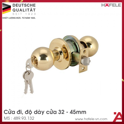 Khóa Tay Nắm Tròn Cửa Đi Hafele 489.93.132
