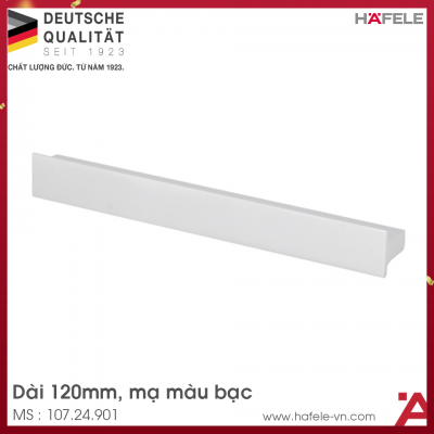 Tay Nắm Nhôm 120mm Hafele 107.24.901