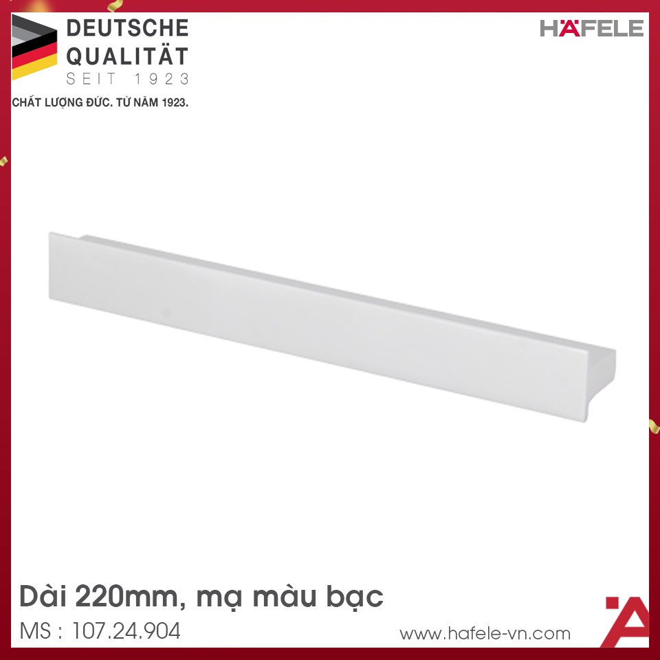 Tay Nắm Nhôm 220mm Hafele 107.24.904