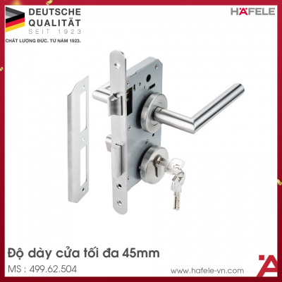 Bộ Khóa Cửa Tay Nắm Chụp DIY Hafele 499.62.504