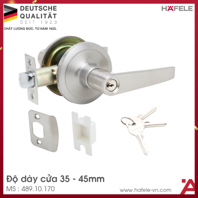 Bộ Khóa Tay Nắm Cửa Đi Hafele 489.10.170