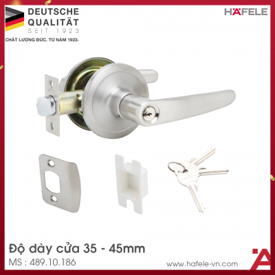 Bộ Khóa Tay Nắm Cửa Đi Hafele 489.10.186