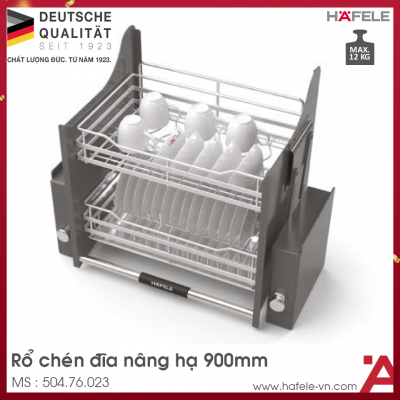 Rổ Chén Di Động Lento 900mm Hafele 504.76.023