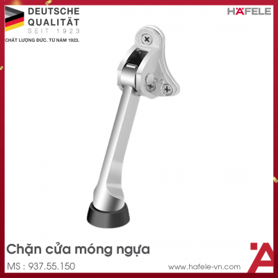 Chặn Cửa Móng Ngựa Inox Mờ Hafele 937.55.150