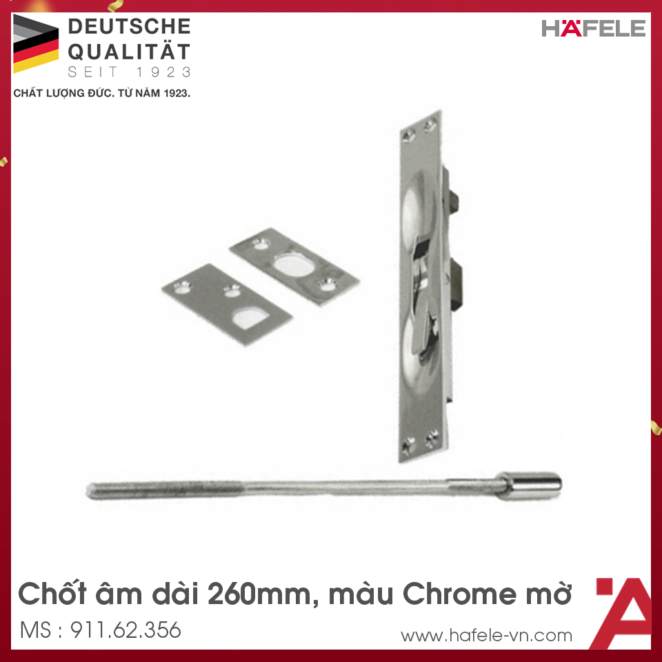 Chốt Âm 260mm Hafele 911.62.356