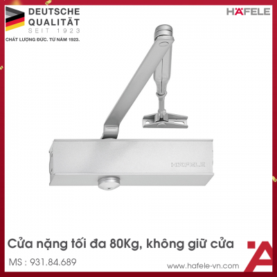 Thiết Bị Đóng Cửa Tự Động 80Kg DCL15 Hafele 931.84.689