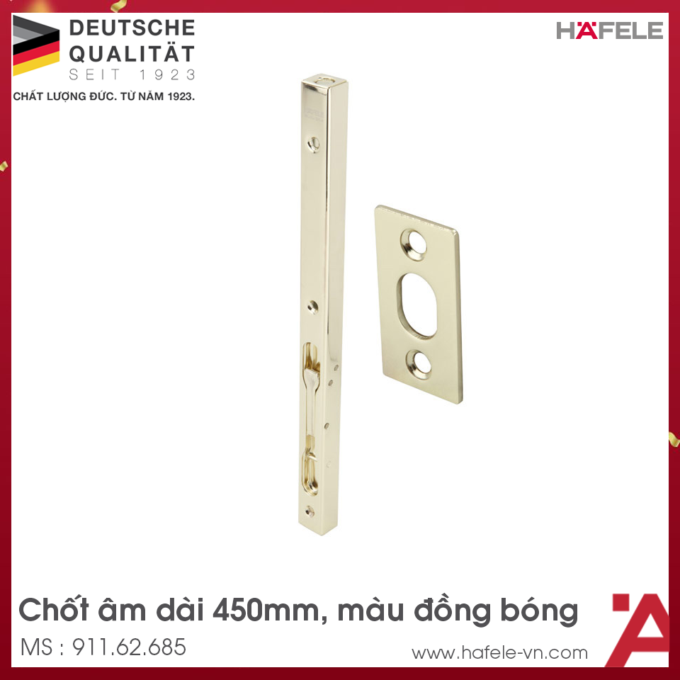 Chốt Âm 450mm Hafele 911.62.685