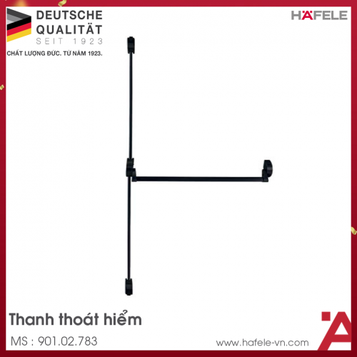 Thanh Thoát Hiểm Màu Đen Hafele 901.02.783