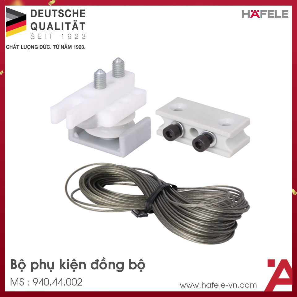 Bộ Phụ Kiện Cửa Trượt Đồng Bộ Cho Classic P Hafele 940.44.002