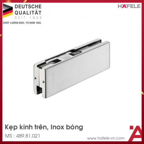 Kẹp Kính Trên Inox Bóng Hafele 489.81.021