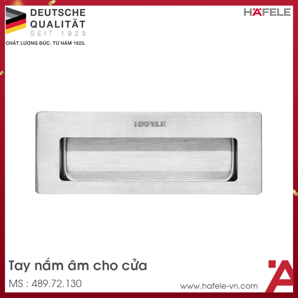 Tay Nắm Âm Cho Cửa Hafele 489.72.130