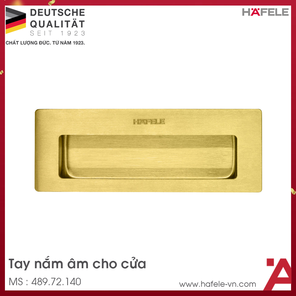 Tay Nắm Âm Cho Cửa Hafele 489.72.140